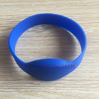 RFID Silicone Wristband ID Read Only 125khz EM4100 Proximity Smart Bracelet (pack of 50)
