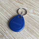 RFID Keyfob 125KHz Tag EM4100 Key Proximity Chain ID Token Blue (pack of 1000)