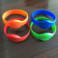 RFID 125KHz EM4100 ID Color Waterproof Silicone Wristband Bracelet Watch Tag (pack of 5)