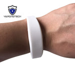 MIFARE Classic® 1K White Color RFID Wristbands 13.56mhz silicone Bracelet (pack of 1000)