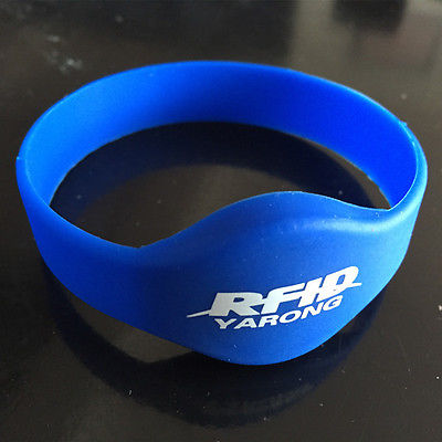 EM4100 125KHZ Access control with our logo rfid wristband (pack of 5)