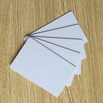 Blank Druckbare PVC Plastic Weiß Photo ID Credit Card 30mil CR80 (pack of 100)