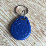 RFID Keyfob 125KHz Tag EM4100 Key Proximity Chain ID Token Blue (pack of 1000)