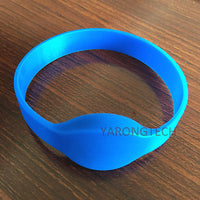 RFID Silicone Wristband ID Read Only 125khz EM4100 Proximity Smart Bracelet (pack of 50)
