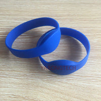 RFID Silicone Wristband ID Read Only 125khz EM4100 Proximity Smart Bracelet (pack of 50)