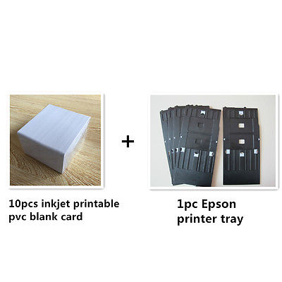 Plastic PVC ID card Inkjet printer tray for Ep son R200 R210 R220 R230 R260 R350