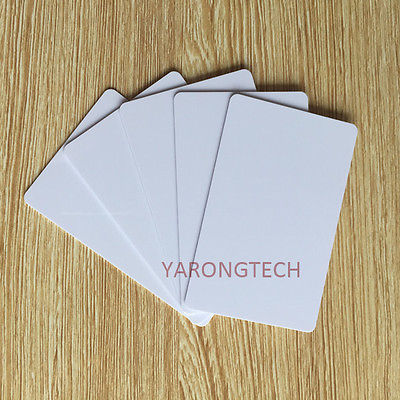 NFC card Ntag203 PVC Business White Compatible Samsung Android Phone (pack of 10)