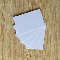 Blank PVC Card Printable Plastic Photo ID White Credit Card 30Mil CR80 (pack of 100)