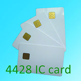 Smart Contact IC Card SLE4428 Chip White ISO7816 (pack of 10)