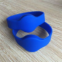 RFID Wristband 125khz EM4100 ID round head Silicone Proximity Smart Bracelet (pack of 5)