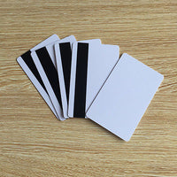 Magnetic Stripe Card CR80 Inkjet Printable Blank Hico 1-3 Plastic 30Mil (pack of 10)