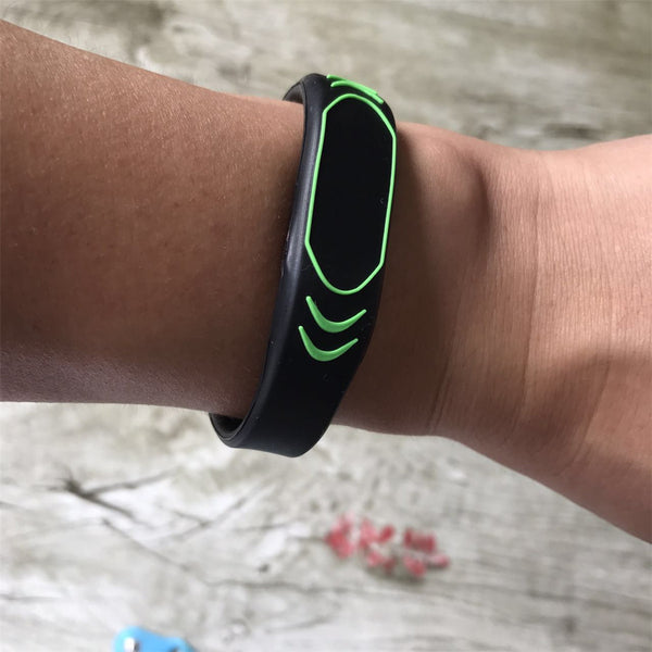 MIFARE Classic® 1K New Style RFID Wristbands black color adjustable Watch Style (pack of 1000)