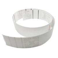 ISO 18000-6C UHF Airport Baggage Label Impinj Monza 4QT H47 Thermal Paper RFID Airline Luggage Tag
