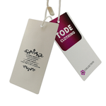 860-960MHz Printable Paper UHF RFID Apparel Tag RFID Clothing Hang Tag/Label Garment Tags