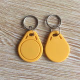 13.56MHZ MIFARE Classic® 1K ABS ISO IC Key Fobs Access Control Keychain (pack of 100)