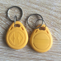 125KHZ RFID Rewritable writable ABS Waterproof blue yellow red T5577 keyfob (pack of 10)