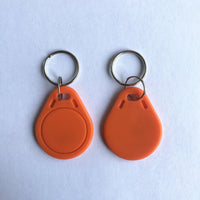 13.56MHZ MIFARE Classic® 1K ABS ISO IC Key Fobs Access Control Keychain (pack of 100)