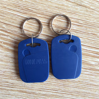 RFID Tag 125KHz Token EM4100 Chain Proximity Key ID Keyfobs Blue (pack of 10)