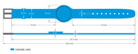 RFID MIFARE Classic 1K 13.56MHZ Adjustable silicone Wristbands (pack of 5)