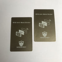 RFID Anti-Metal Sticker,Stick on RFID Card Read On Metal Cell Phone Work -5pcs