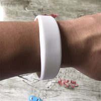 MIFARE Classic 1K White Silicone Wristbands (pack of 5)