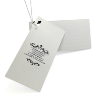 860-960MHz Printable Paper UHF RFID Apparel Tag RFID Clothing Hang Tag/Label Garment Tags