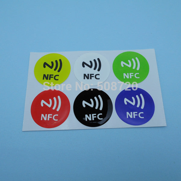 10 stuks NFC-tag stickers NFC-kaart NTAG215 chips NFC tag wit NFC-sticker NFC-stickers, voor alle NFC-compatibele smartphones, 504 bytes Geheugen(Rond 10 stuks NFC-tag stickers NFC-kaart NTAG215 chips NFC tag wit NFC-sticker NFC-stickers, voor alle NFC-compatibele smartphones, 504 bytes Geheugen(Rond
