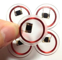 NFC RFID card ISO14443A 13.56MHz transparent coins RFID tag
